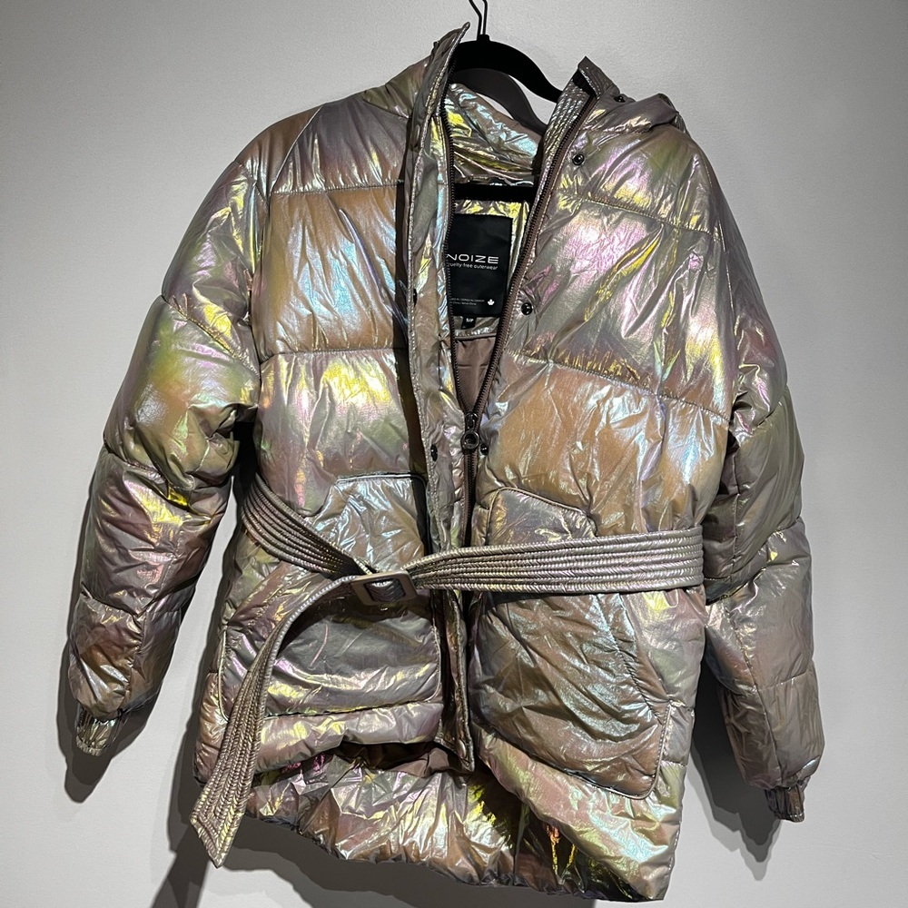 Noize Iridescent Puffer Jacket - Picture 10 of 16